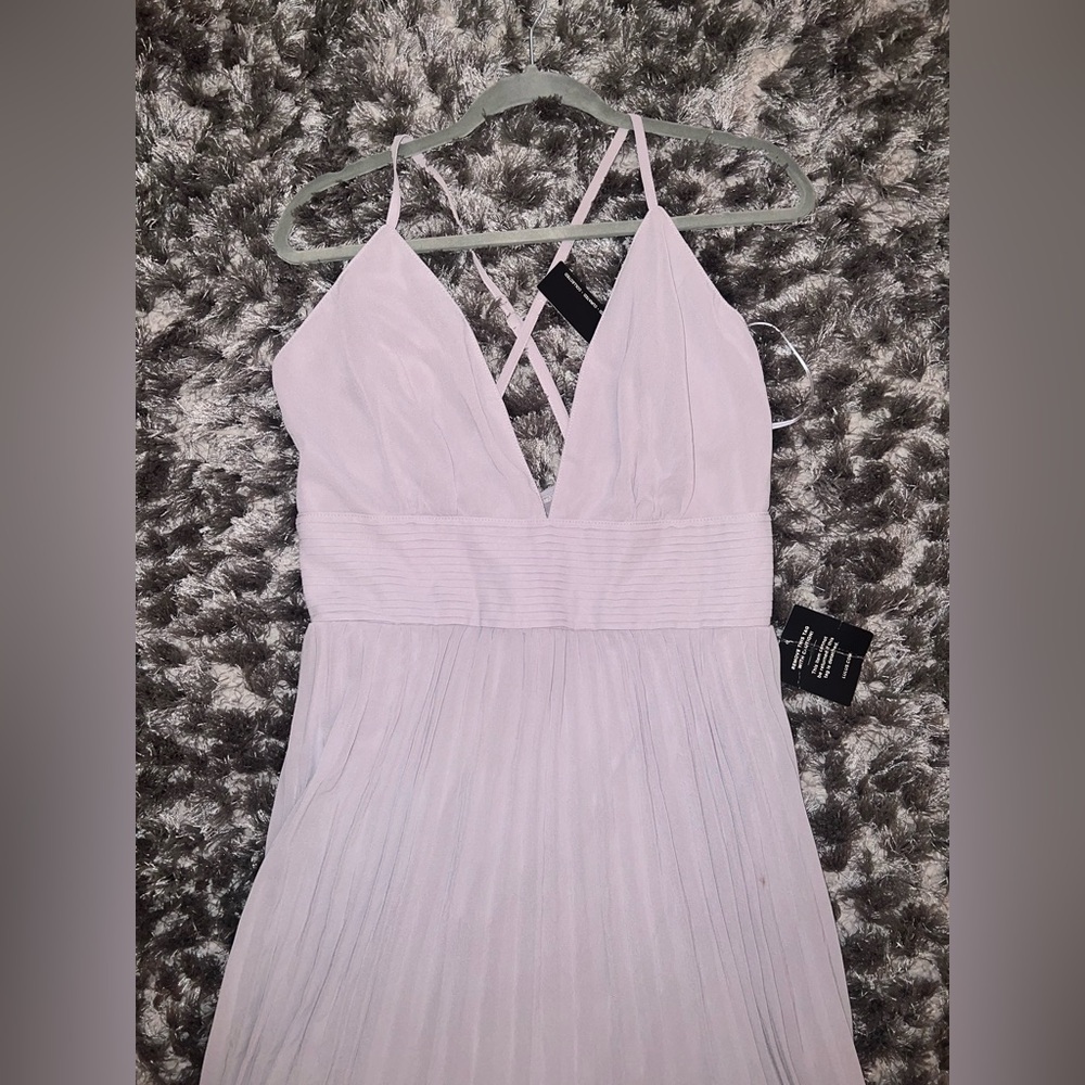 Lulu's Soft Gray Maxi Dress - Picture 2 of 9